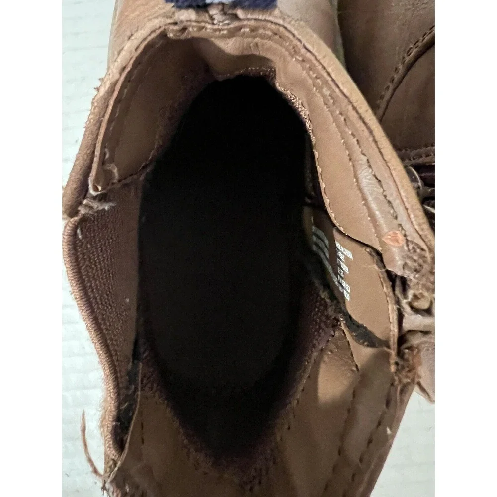 Cat & Jack Shoes Girl's Size 10‎ Chelsea Zip Up Boots Brown